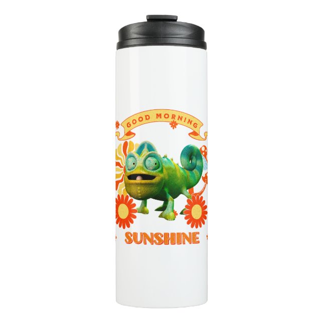 Termo Buenos días Sunshine Funny Chameleon (Anverso)