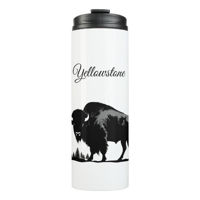 Termo Búfalo termal de Tumbler-Yellowstone (Anverso)