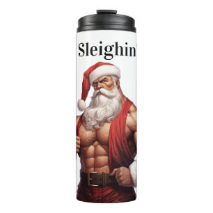 Termo Buff Santa Claus Workout Muscles Gym