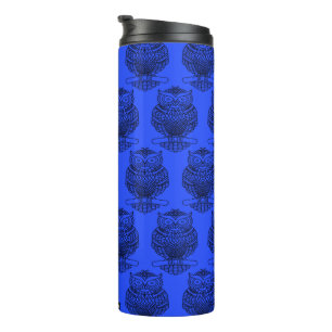Termo Búho (azul oscuro) - Tumbler térmico