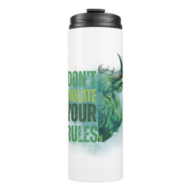 Termo Bull design | Reminder | Motivation (Anverso)