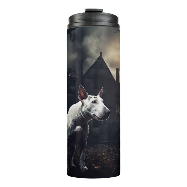Termo Bull Terrier Halloween Aterrador (Anverso)