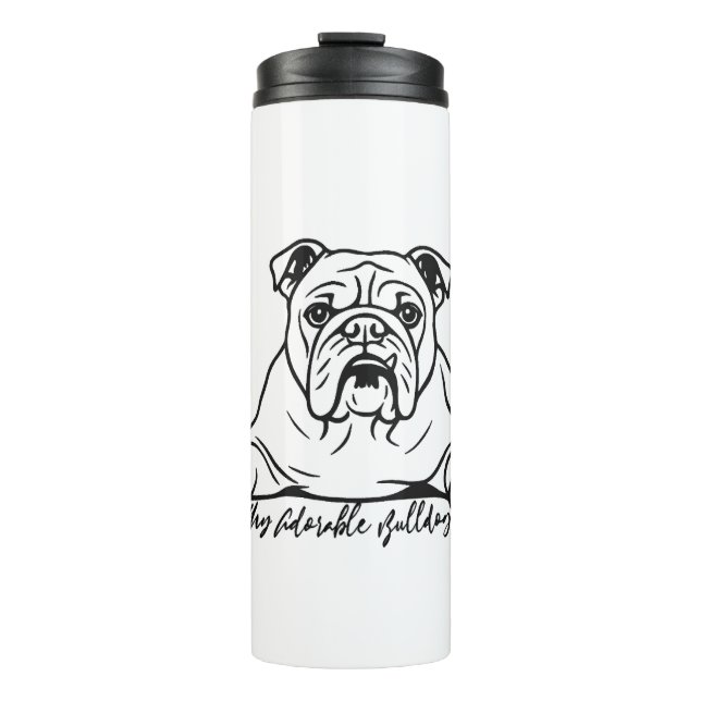Termo Bulldog Adorable (Anverso)