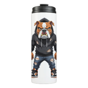 Termo Bulldog Alfa Urbano - Mascota estilo calle