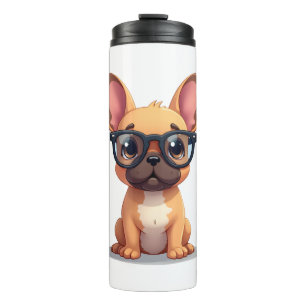 Termo Bulldog Francés con Gafas Copia