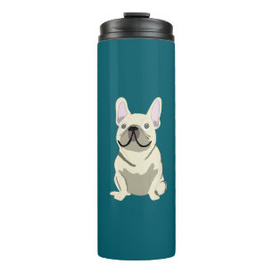 Termo Bulldog Francés Crema