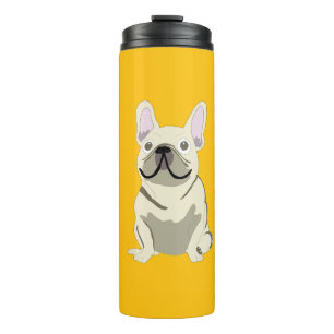 Termo Bulldog Francés Crema