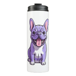 Termo Bulldog francés Lilac