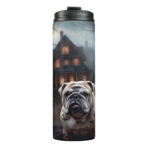 Termo Bulldog Halloween Scary