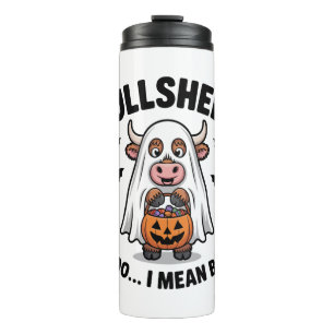 Termo BULLSHEET Halloween Vaquita Linda en Fantasma