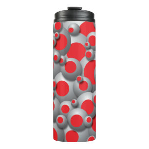 Termo Burbujas bulliciosas rojas