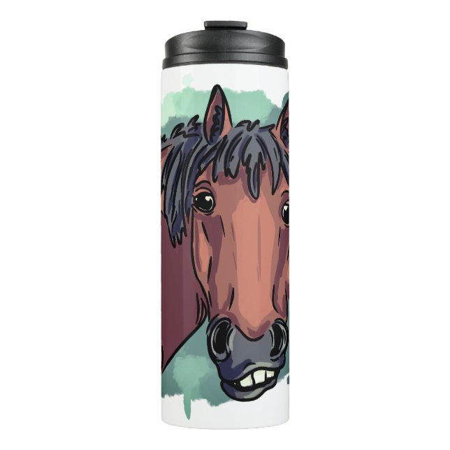 Termo Caballo divertido (Anverso)