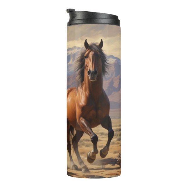 Termo Caballo salvaje (Rotado hacia la derecha)