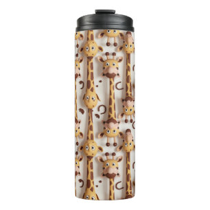 Termo "¡Cabeza arriba, es Giraffe O'Clock!"