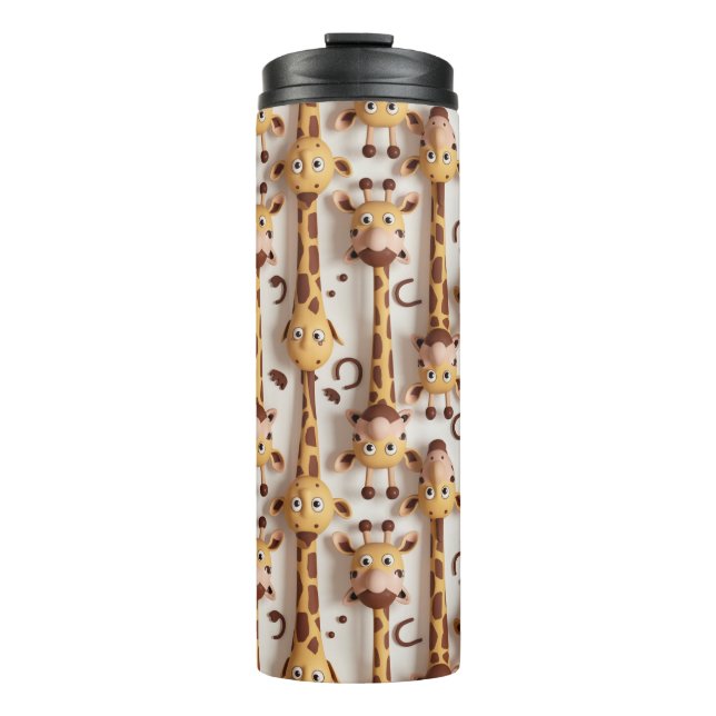Termo "¡Cabeza arriba, es Giraffe O'Clock!" (Anverso)