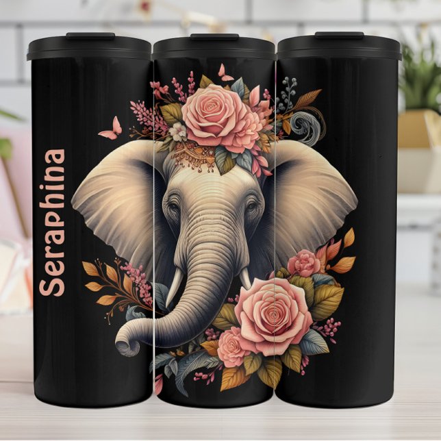 Termo Cabeza de Elefante Ornate: Detalles de Oro (Subido por el creador)