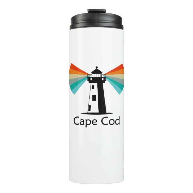 Termo Cabo Cod Massachusetts Faro Arcoíris (Anverso)