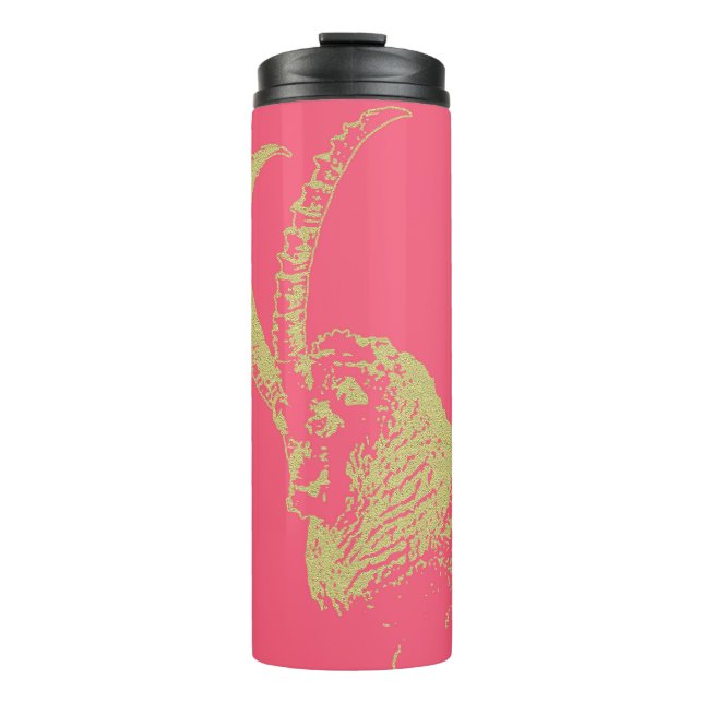 Termo Cabra de montaña - Tumblers térmicos, tazas (Anverso)