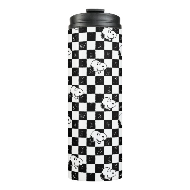 Termo Cacahuetes | Bandera de Snoopy Checkered (Anverso)