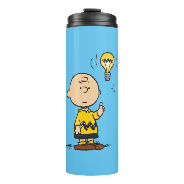 Termo Cacahuetes | Idea de Charlie Brown sobre la bombil (Anverso)