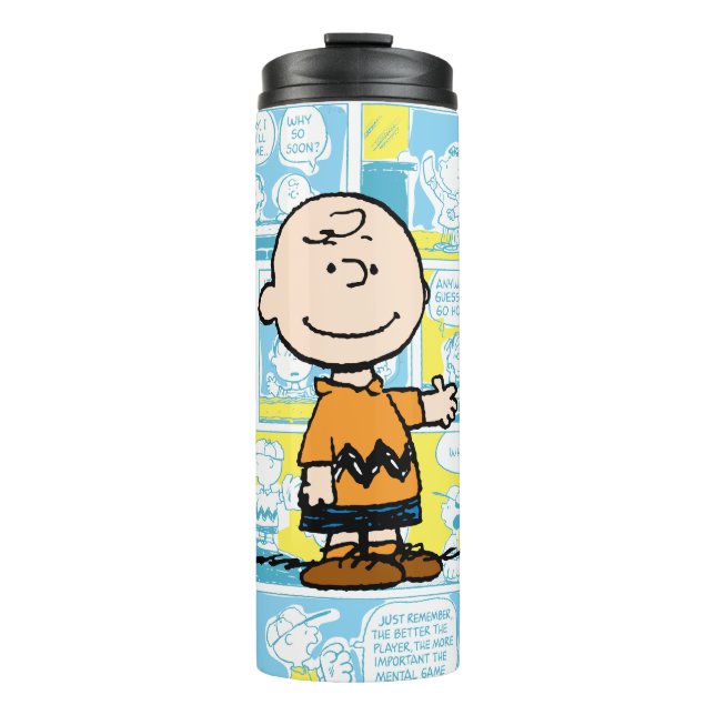 Termo Cacahuetes | Patrón de cómics de Charlie Brown (Anverso)