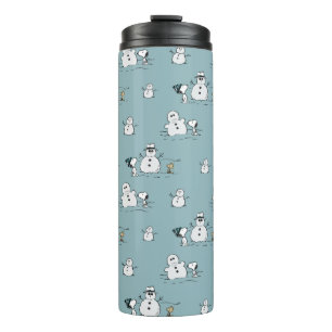 Termo Cacahuetes   Patrón Snoopy & Woodstock Winbreak