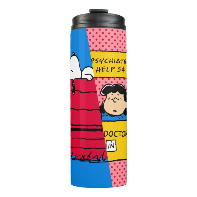 Termo Cacahuetes | Snoopy & Lucy Half & Half (Anverso)