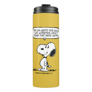 Termo Cacahuetes   Snoopy, no puedes aguantar toda tu vi