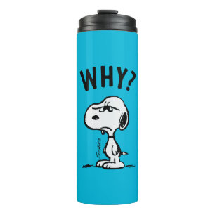 Termo Cacahuetes   Snoopy Se Pregunta Por Qué?