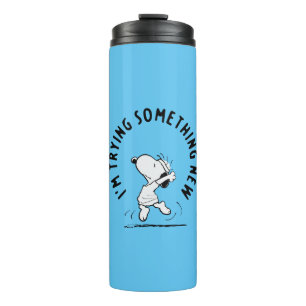 Termo Cacahuetes   Snoopy Tramitando Algo Nuevo