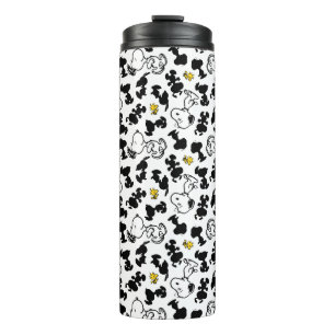 Termo Cacahuetes   Snoopy & Woodstock Shadow Pattern