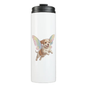 Termo Cachorro Adorable con Alas de Hada Brillantes — Ma