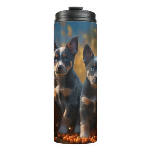 Termo Cachorro Blue Heeler Otoño Delicia Calabaza