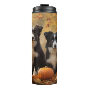 Termo Cachorro Border Collie Otoño Delicia Calabaza