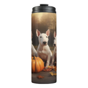 Termo Cachorro Bull Terrier Otoño Delicia Calabaza