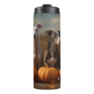 Termo Cachorro de galgo Delicia de otoño Calabaza