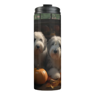 Termo Cachorro de Old English Sheepdog Otoño Delicia Cal