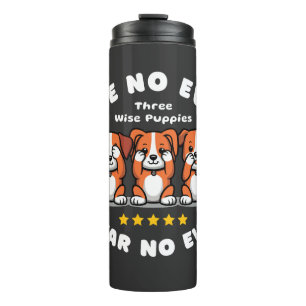 Termo Cachorros de sabios de árbol
