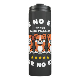 Termo Cachorros de sabios de árbol