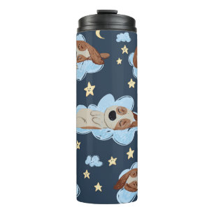 Termo Cachorros durmientes: Patrón de Buenas Noches