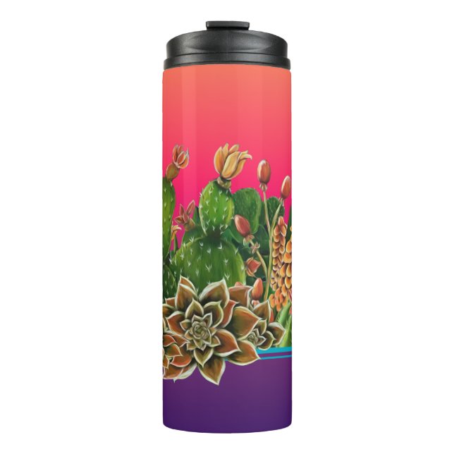 Termo Cacti Design Thermal Tumbler (Anverso)