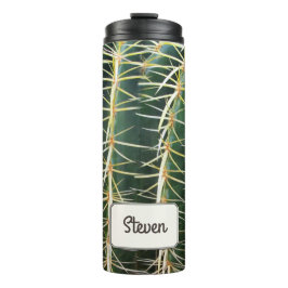 Termo Cactus Tropical Botánico Foto cualquier nombre