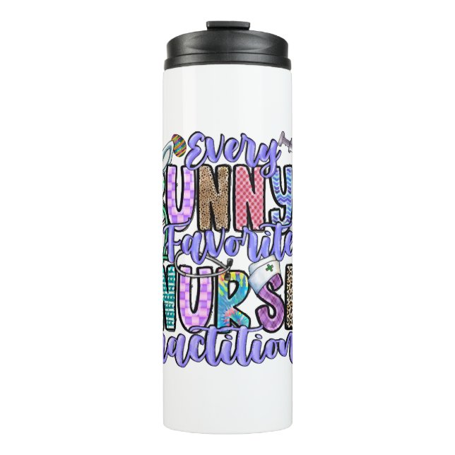 Termo Cada enfermera favorita de Bunnys (Anverso)