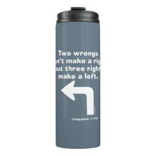 Termo Caddyshack   Two Wrongs Don't Make A Right