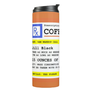 Termo Café con receta personalizada