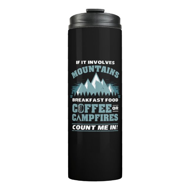Termo Café de Camping en Senderismo (Anverso)