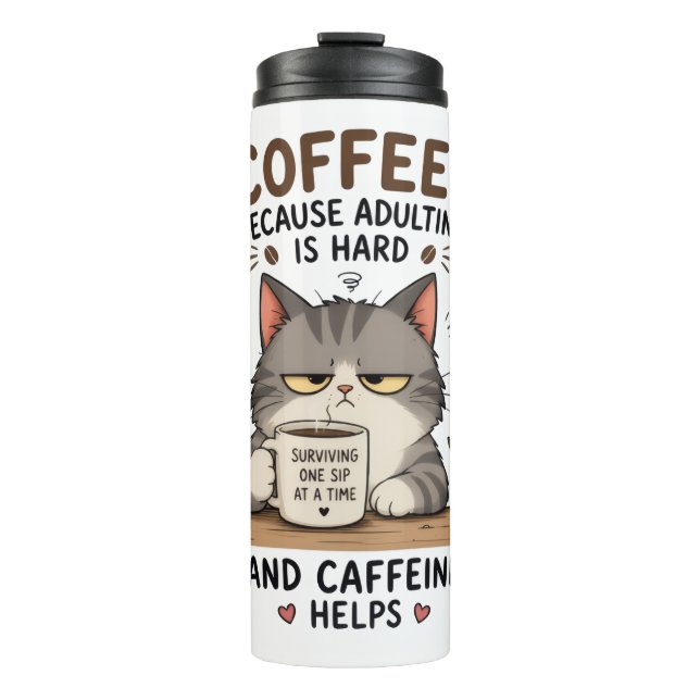 Termo Café de gato  (Anverso)