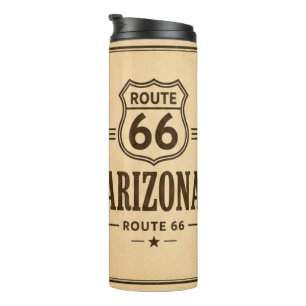 Termo Café de viaje vintage Ruta 66 Arizona