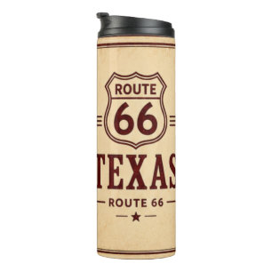 Termo Café para viajeros de la Ruta 66 de Texas