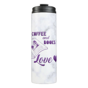Termo Café y libros adoran a moda